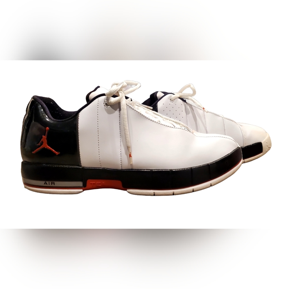 Air Jordan Team Elite 2 Varsity Low Sneakers Red, Black, and White Shoes Mens 10